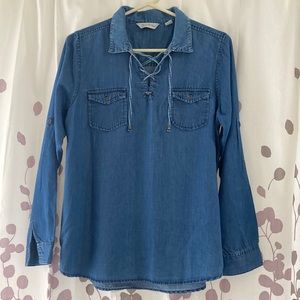 River and Rose, Blue denim shirt, medium